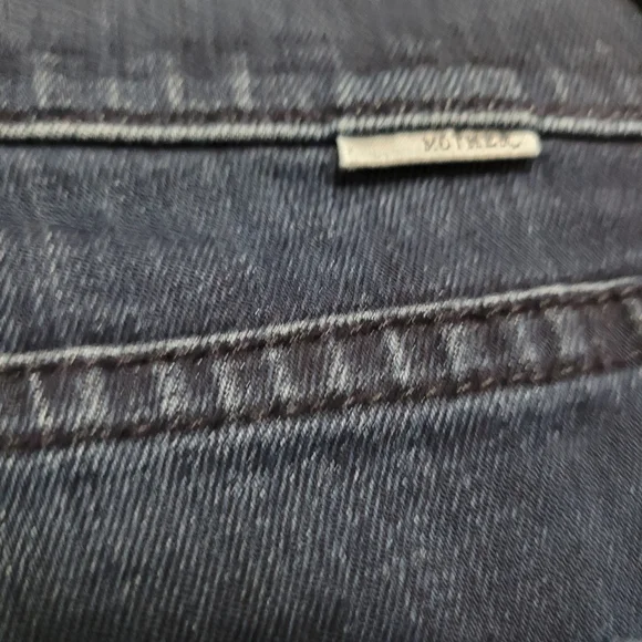 MOTHER Ankle Cropped Blue Jeans Size 30 The Dropout Montanaa Sky Denim Casual - Picture 6 of 9